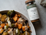 Wild Rice Roasted Veggie Bowl